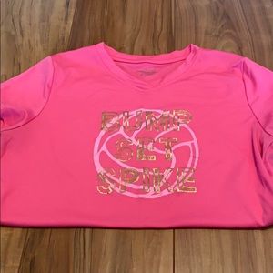Dri-fit girls volleyball shirt